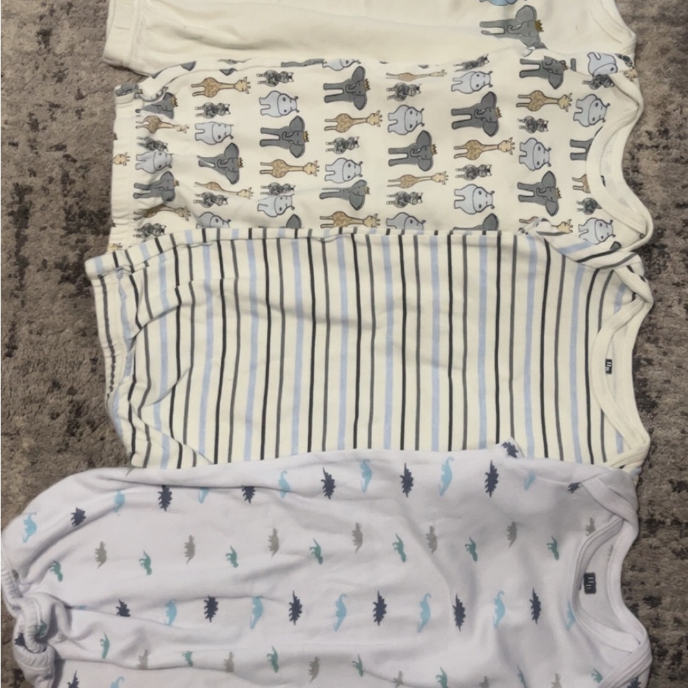 Hudson Baby Kids Pajamas Nightgowns - Cream, Gray, Blue